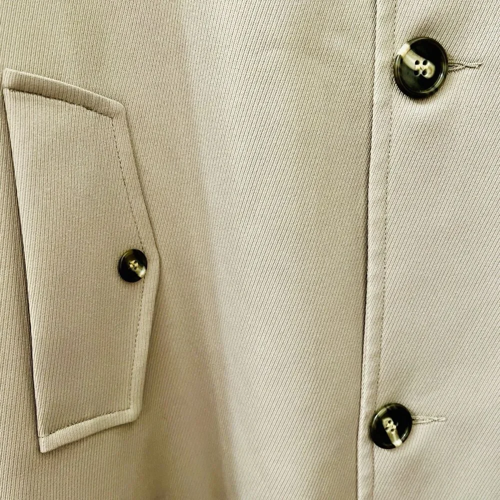 Vtg Sterlingwear of Boston Men's 44 70s Lined Coat Western Union Made USA Jacket - Picture 5 of 16